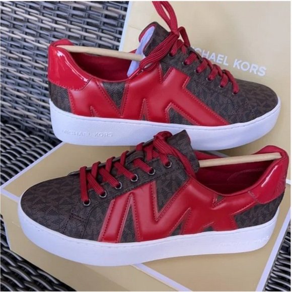 Michael Kors Poppy Lace Up MK Sig Small WMNS - Picture 11 of 16